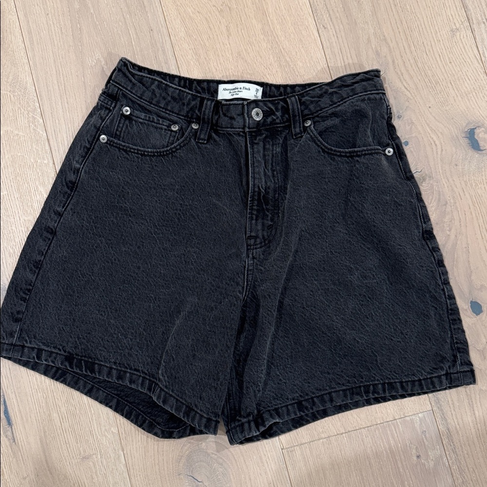 Abercrombie & Fitch High Rise Denim Shorts - Picture 4 of 6